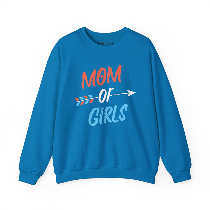 Mom's Sweatshirt - Mom of Girls Design