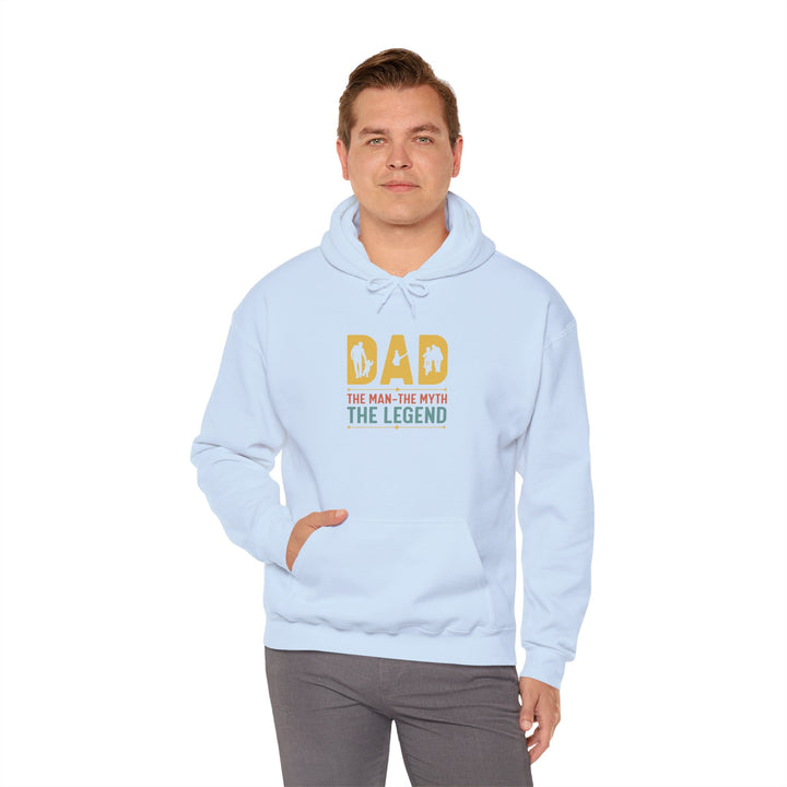 Dad’s Hooded Sweatshirt – Dad The Man The Myth The Legend Design