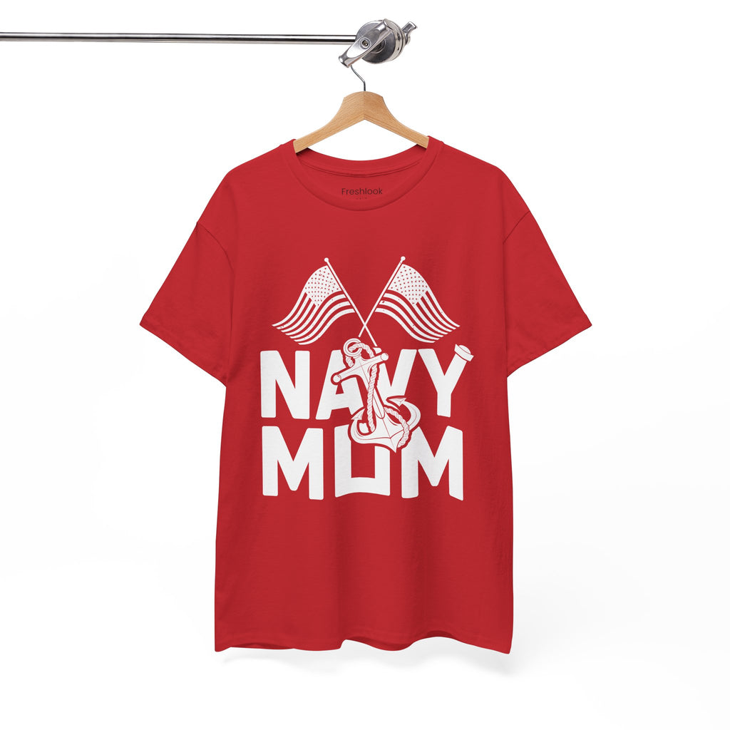 Mom T-Shirt – Navy Mom Design
