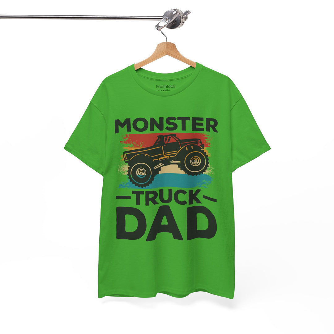 Dad's T-Shirt - Monster Truck Dad Design