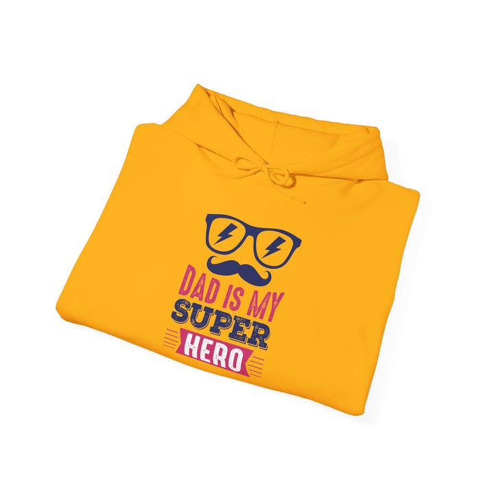 Dad’s Hooded Sweatshirt – Dad is My Superhero Design