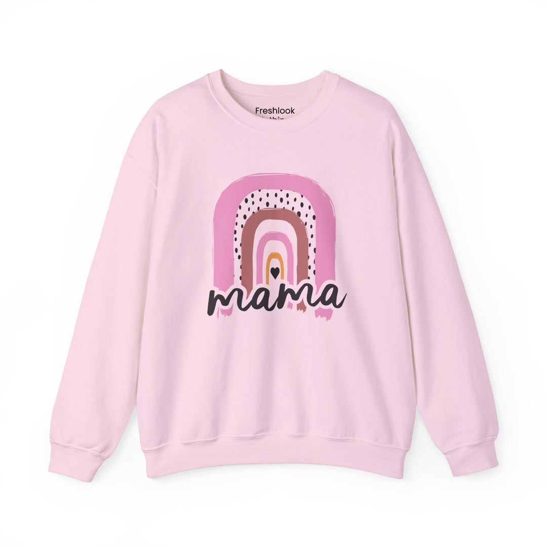 Mom's Sweatshirt - Mama Rainbow Design