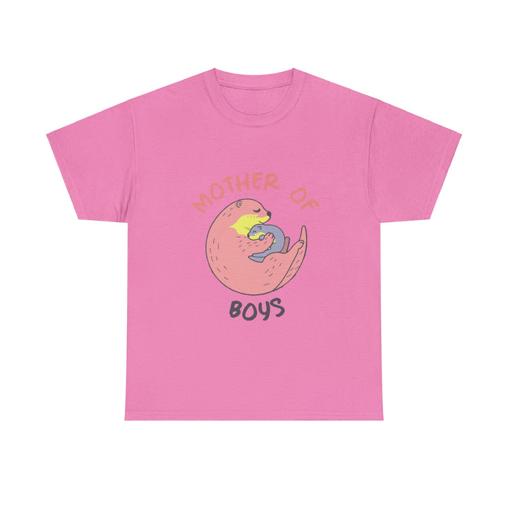 Mom's T-Shirt - Mother of Boys Design