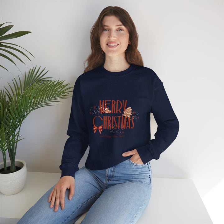 Merry Christmas Crewneck Sweatshirt – Vintage Holiday Graphic