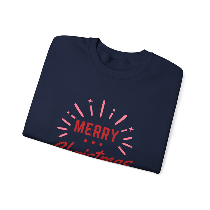 Christmas Sweatshirt — Merry Christmas Vibes Cozy Holiday Crewneck