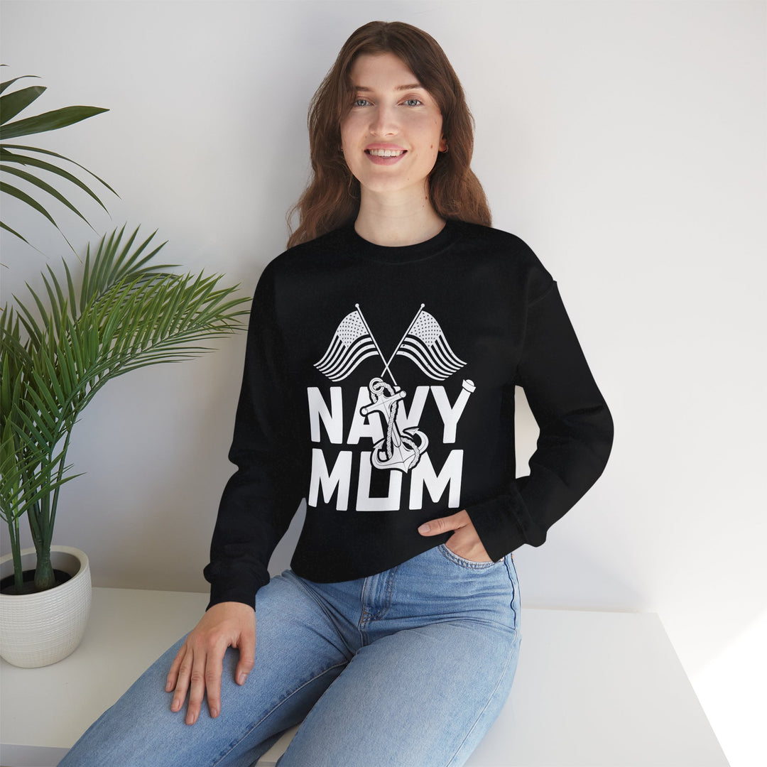 Mom's Sweatshirt - Navy Mom Design – Proud Military Family Apparel