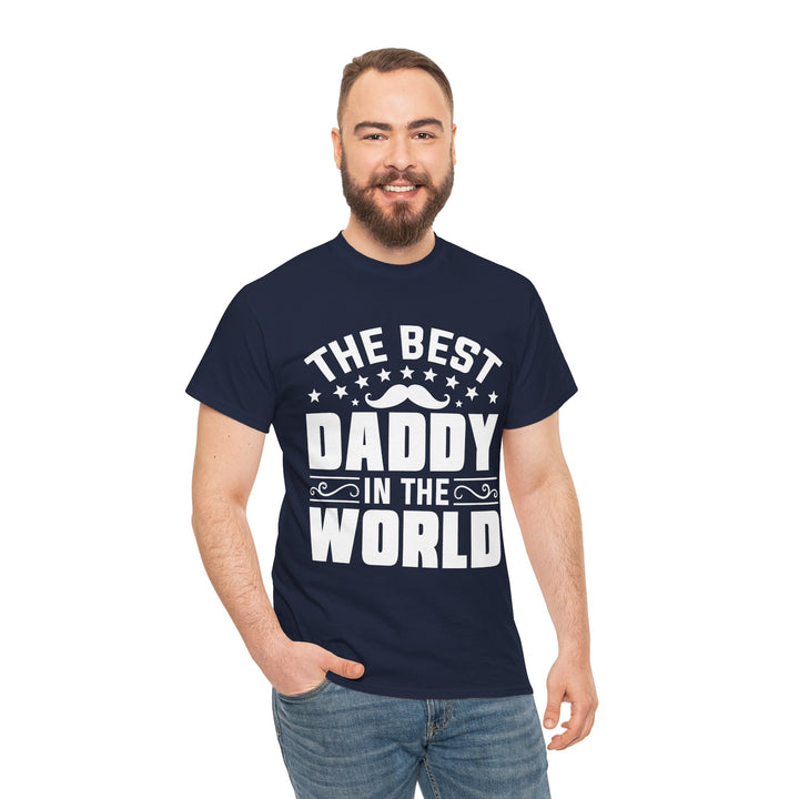 Dad's T-Shirt - The Best Daddy In The World Design