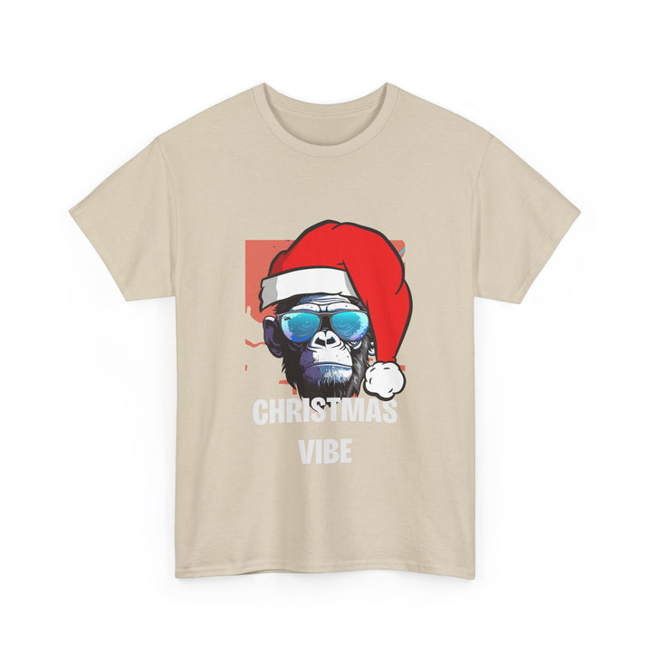 Christmas Vibe Gorilla Unisex Tee, Fun Christmas t-shirt