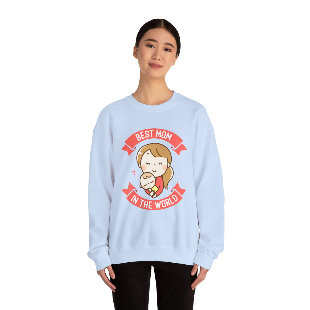 Mom's Sweatshirt - Best Mom in the World Design