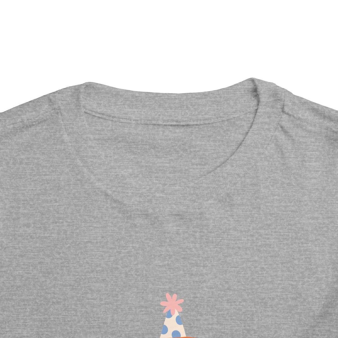 Toddler Tee — Cute Birthday Dinosaur "Happy Birthday" Shirt