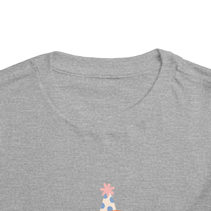 Toddler Tee — Cute Birthday Dinosaur "Happy Birthday" Shirt