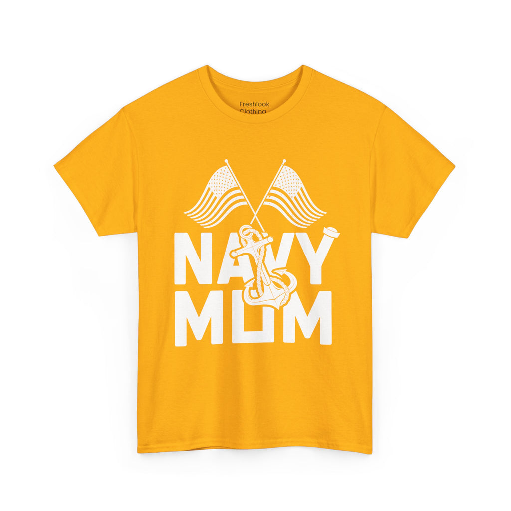 Mom T-Shirt – Navy Mom Design