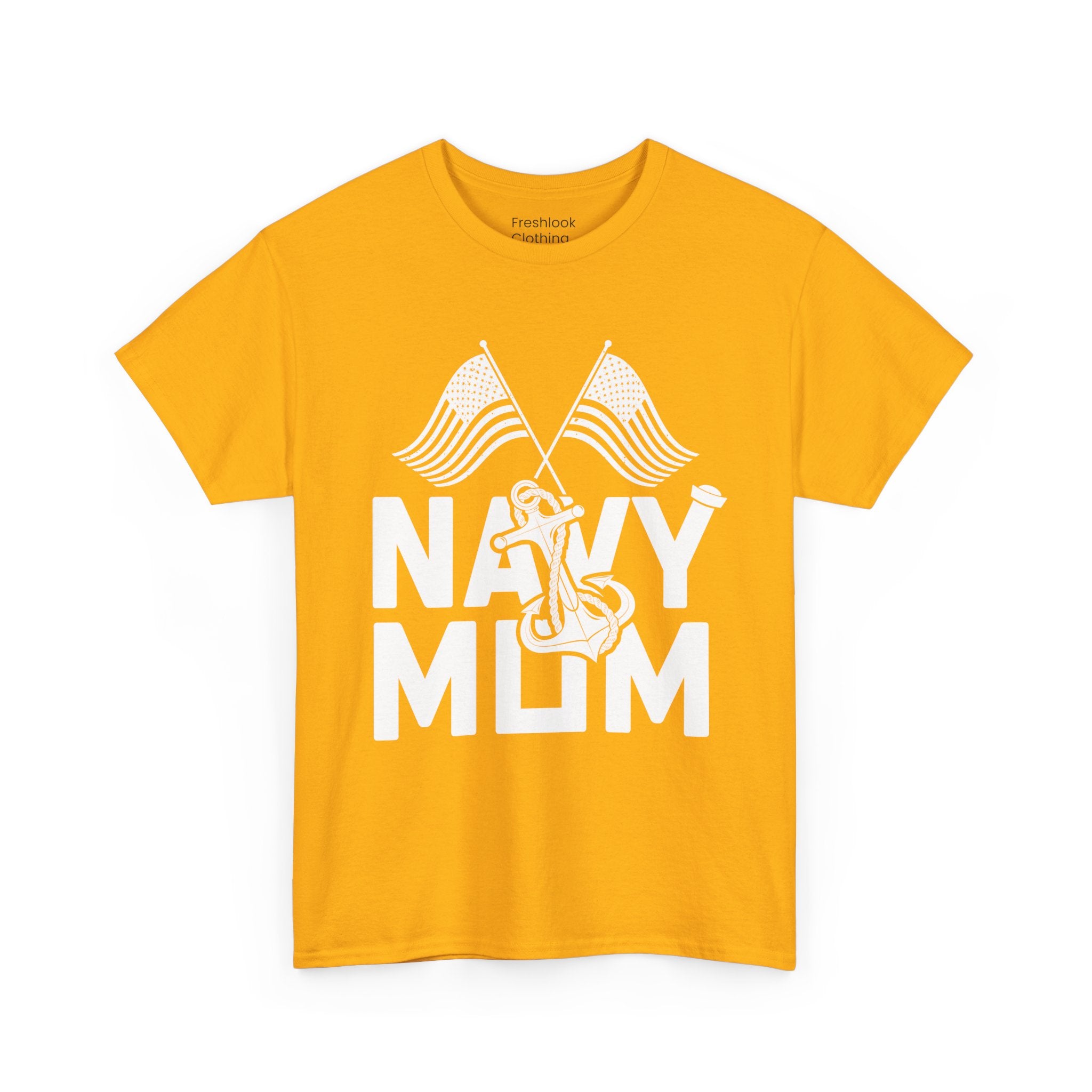 Mom T-Shirt – Navy Mom Design