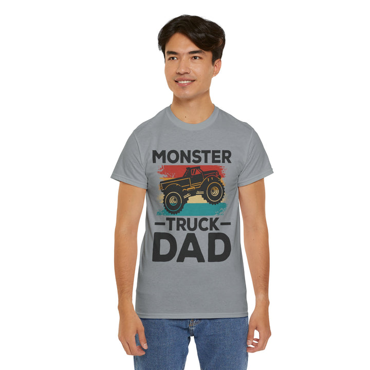 Dad's T-Shirt - Monster Truck Dad Design