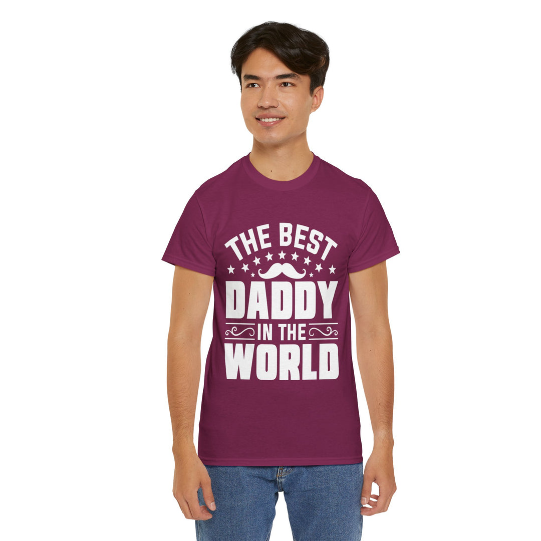 Dad's T-Shirt - The Best Daddy In The World Design