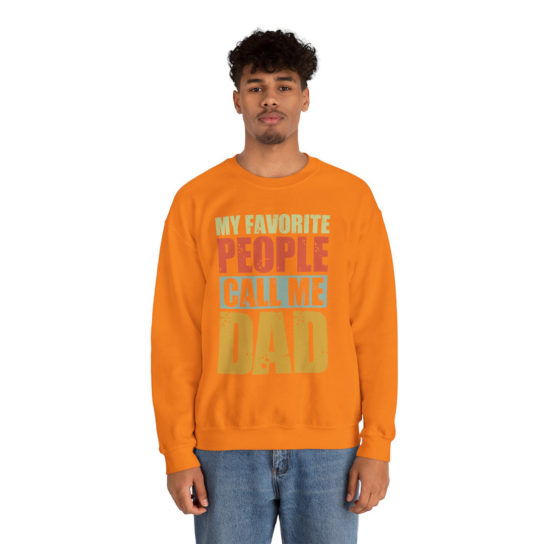 Dad’s Sweatshirt – My Favorite People Call Me Dad Design