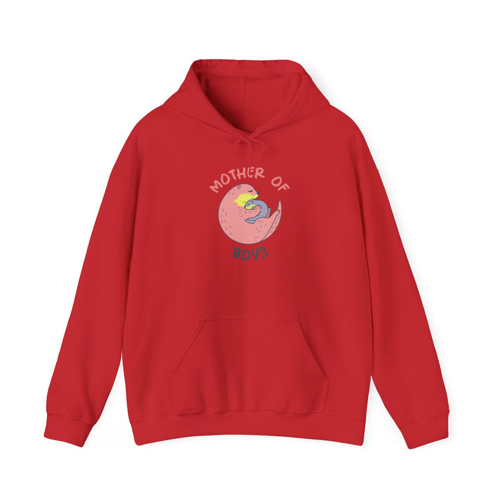 Mom's Unisex Hooded Sweatshirt – Mother of Boys Design