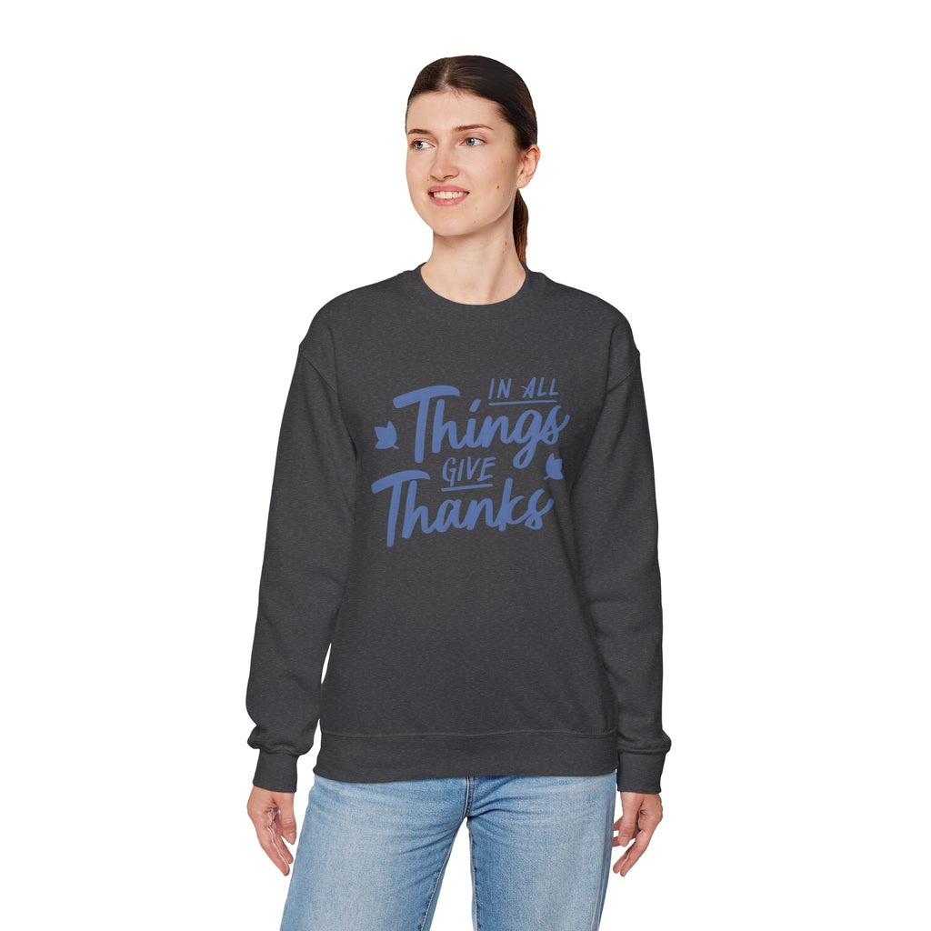 In All Things Give Thanks Design