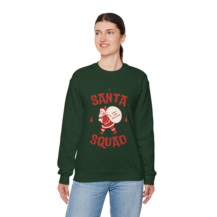 Santa Squad Sweatshirt — Retro Santa Holiday Crewneck