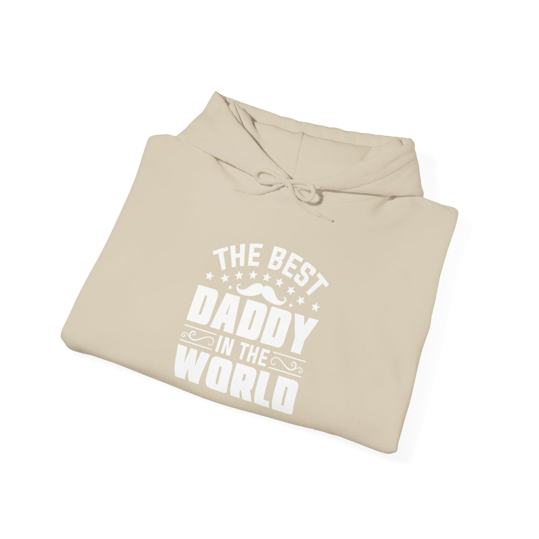 Dad’s Hooded Sweatshirt – The Best Daddy in the World Design