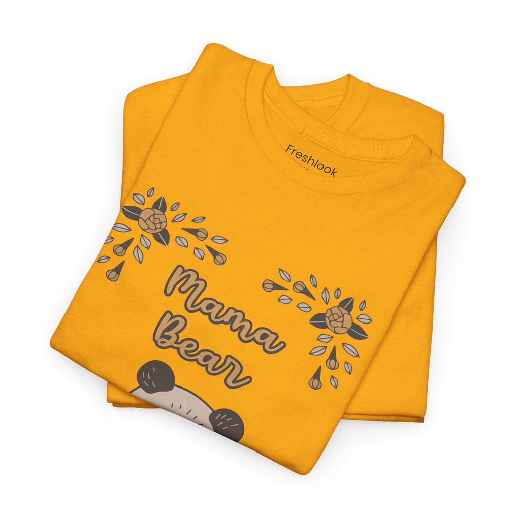 Mom T-Shirt - Mama Bear with Cute Panda Design