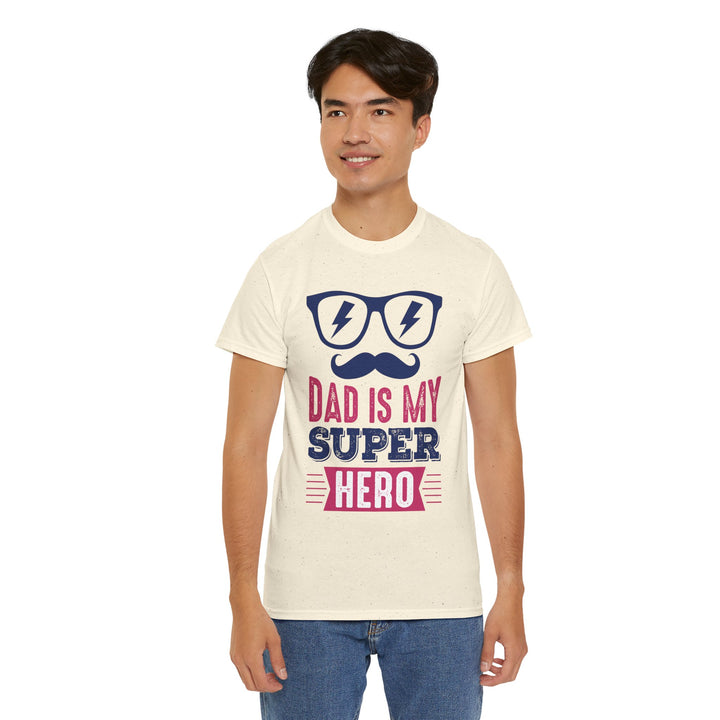 Dad's T-Shirt - Dad Is My Superhero Design