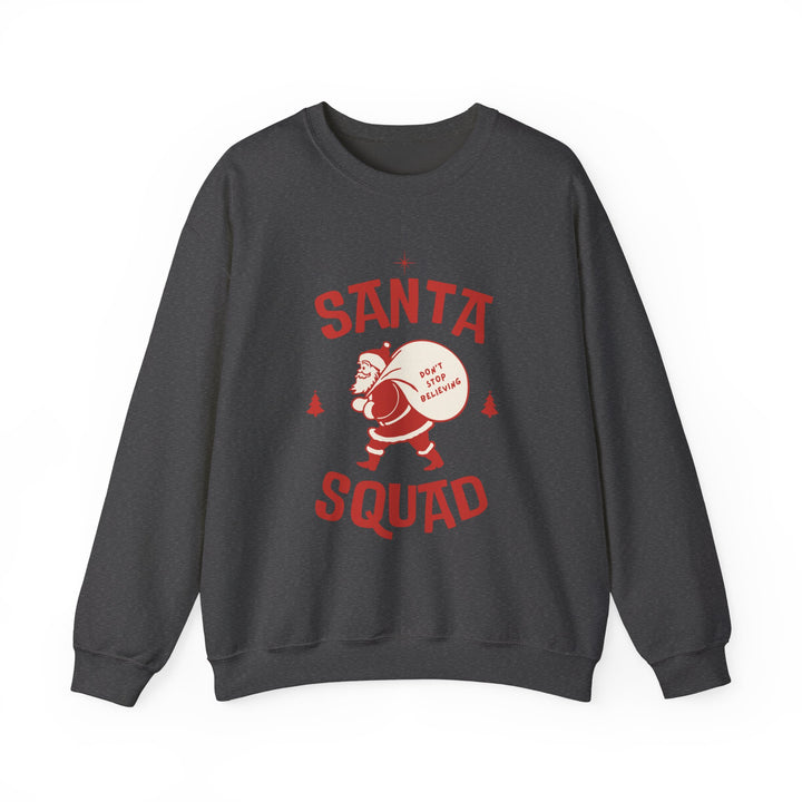 Santa Squad Sweatshirt — Retro Santa Holiday Crewneck