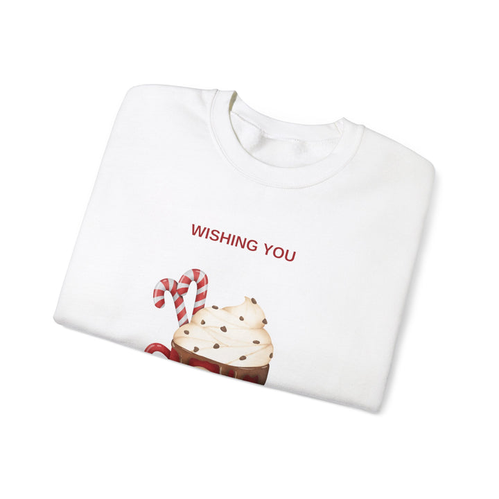 Joyful Christmas Hot Cocoa Sweatshirt - Cozy Holiday Crewneck