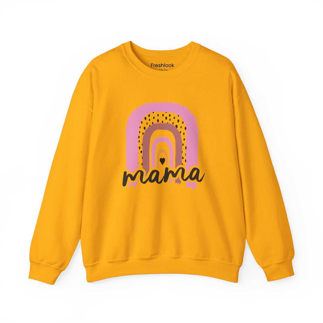 Mom's Sweatshirt - Mama Rainbow Design