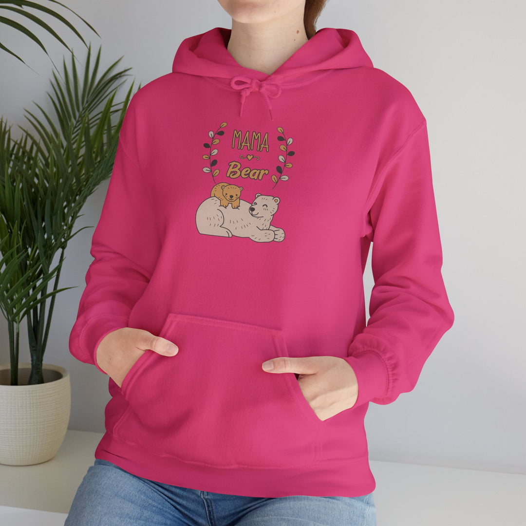 Mom's Unisex Hooded Sweatshirt  - Mama Bear Design