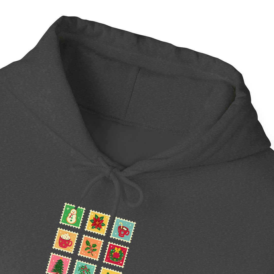 Christmas Cheer Hoodie — Festive Gift Icon Grid with "Christmas Every Day" Text