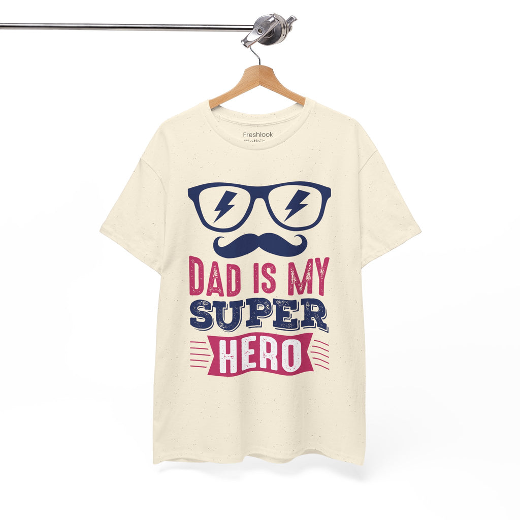 Dad's T-Shirt - Dad Is My Superhero Design