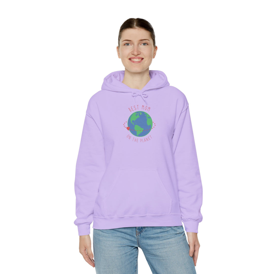 Mom's Hooded Sweatshirt – Best Mom on the Planet Design