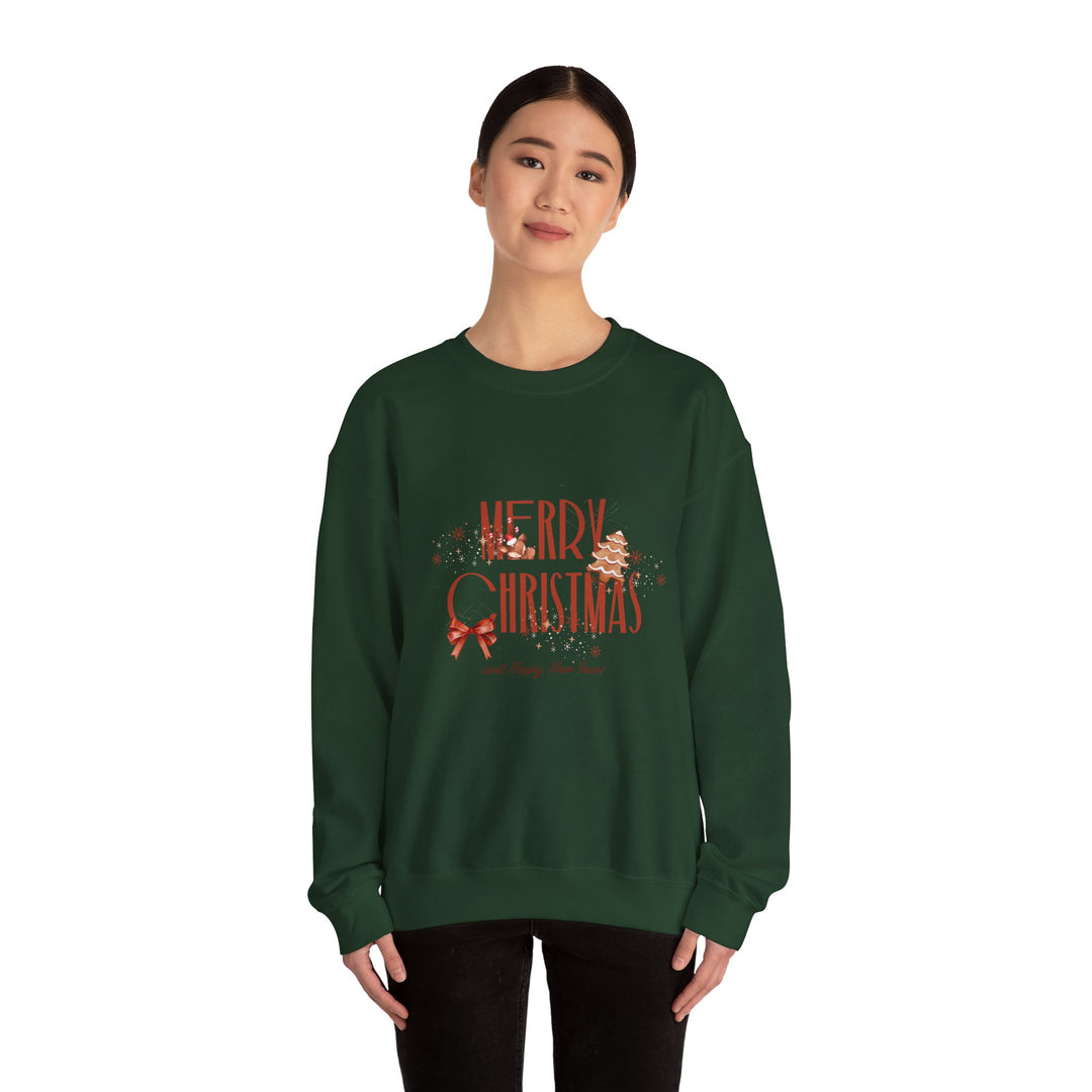 Merry Christmas Crewneck Sweatshirt – Vintage Holiday Graphic