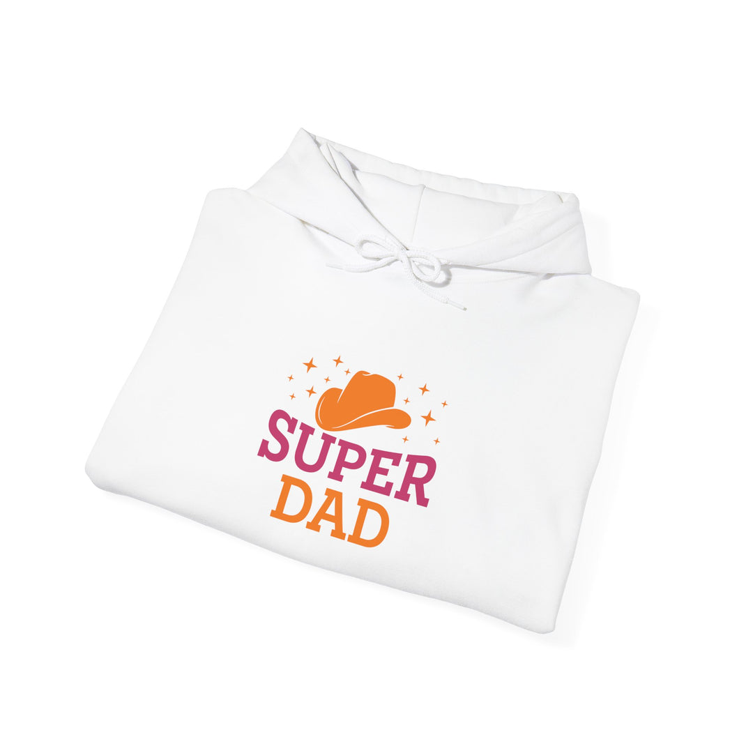 Dad’s Hooded Sweatshirt – Super Dad Design