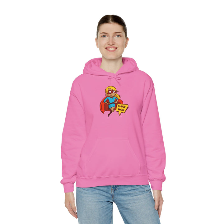 Mom's Unisex Hooded Sweatshirt - Super Mom Design