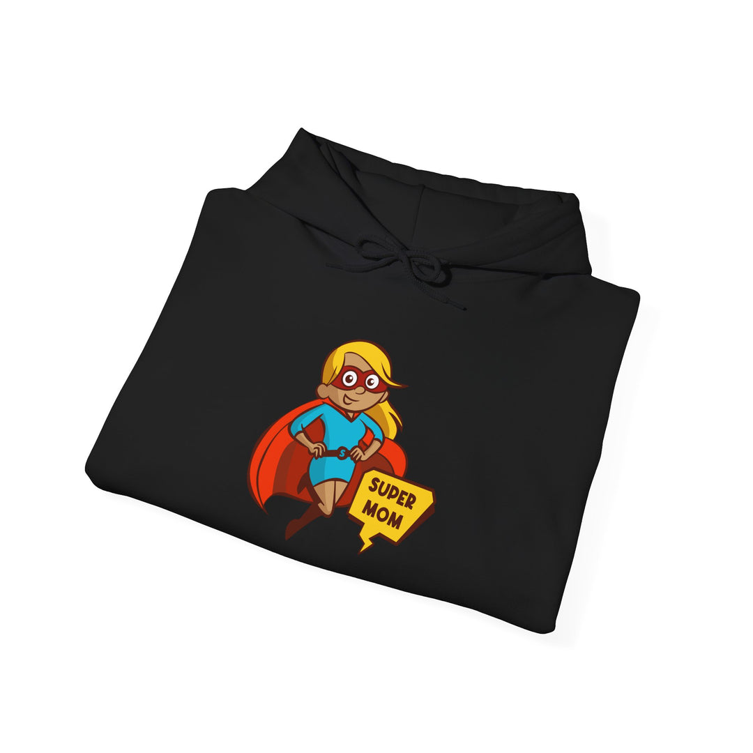 Mom's Unisex Hooded Sweatshirt - Super Mom Design