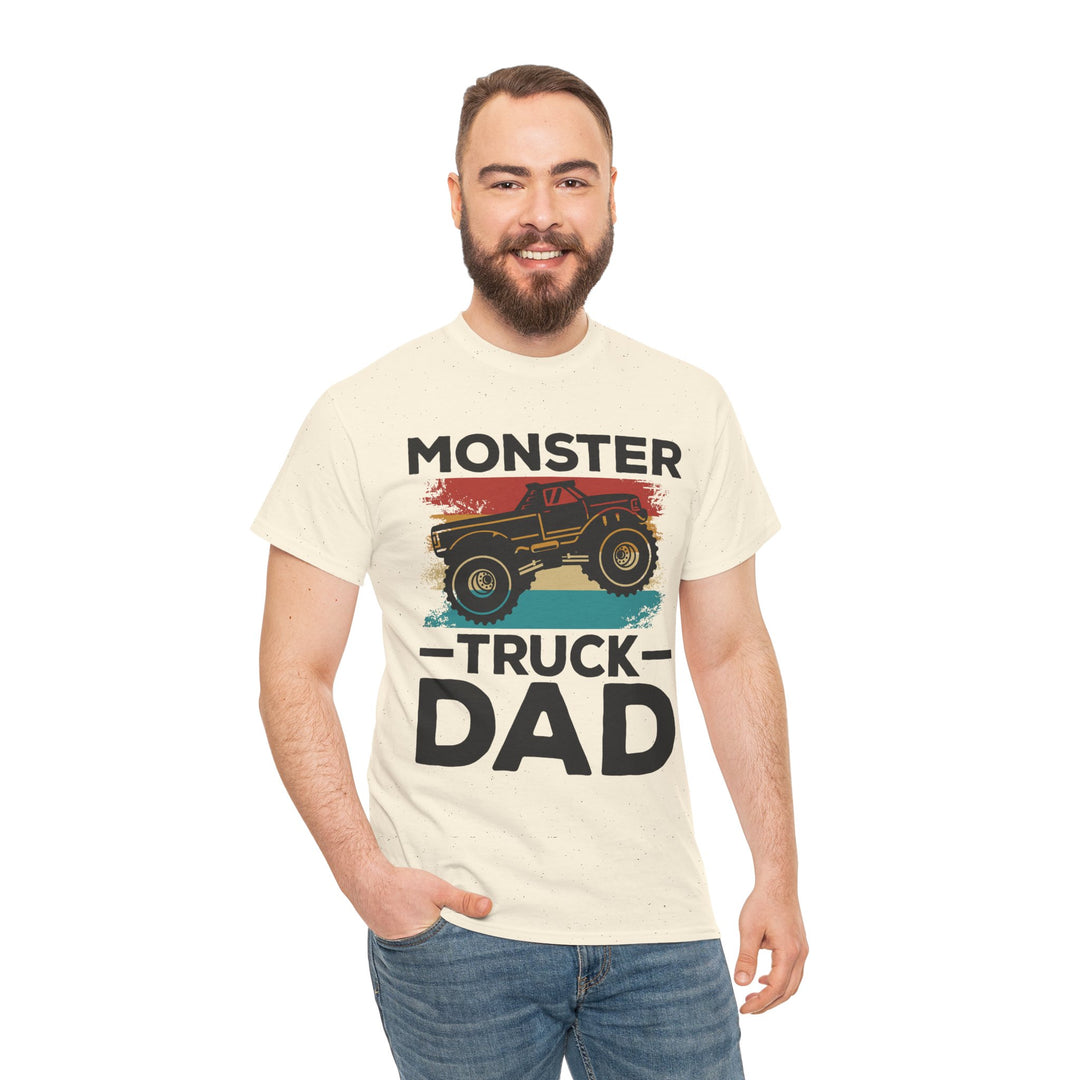 Dad's T-Shirt - Monster Truck Dad Design