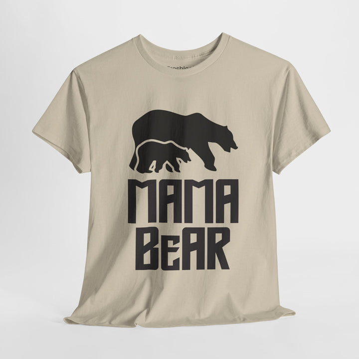 Mom’s T-shirt – Mama Bear Unisex Heavy Cotton Tee - Perfect Gift for Moms Design