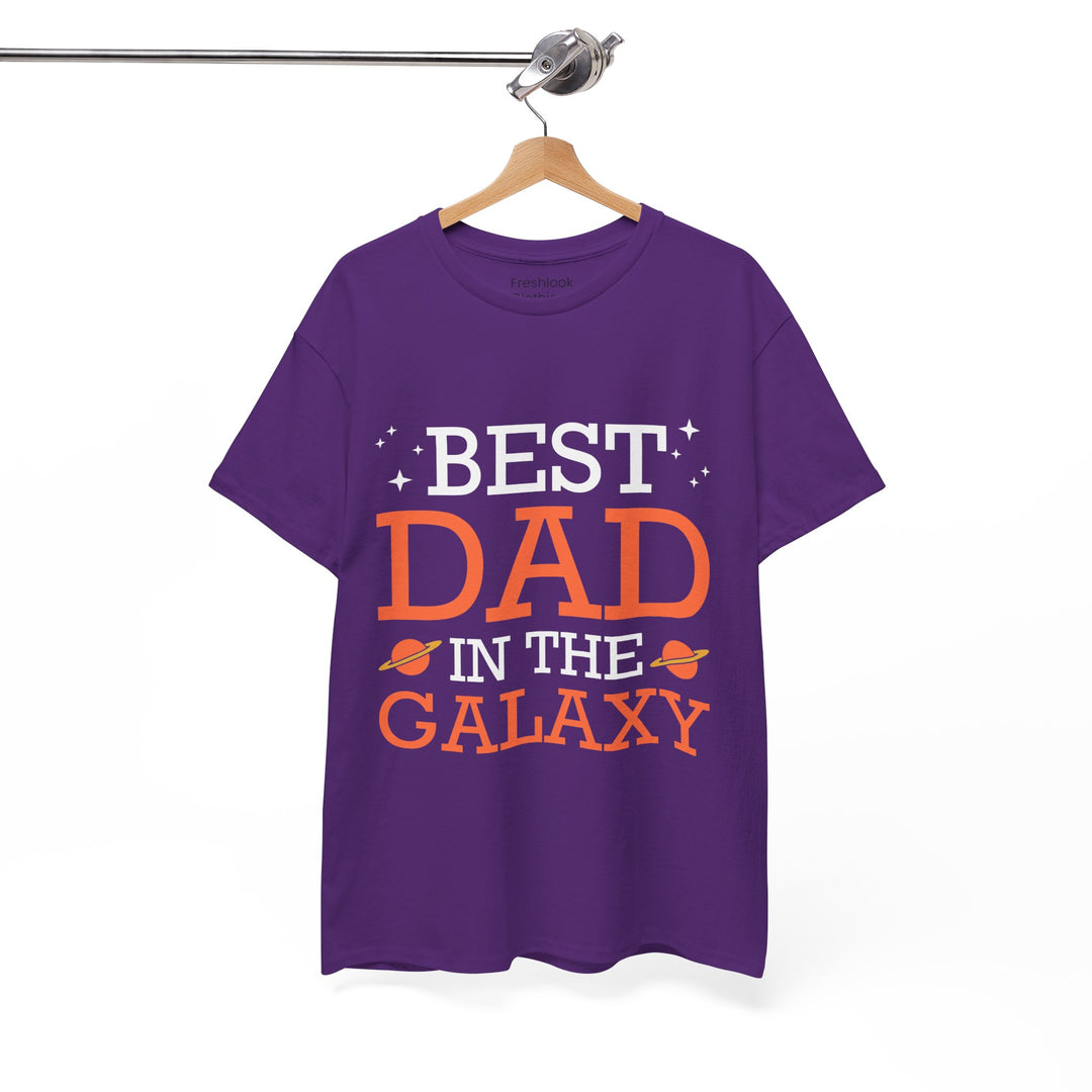 Dad's T-Shirt - Best Dad in the Galaxy Design