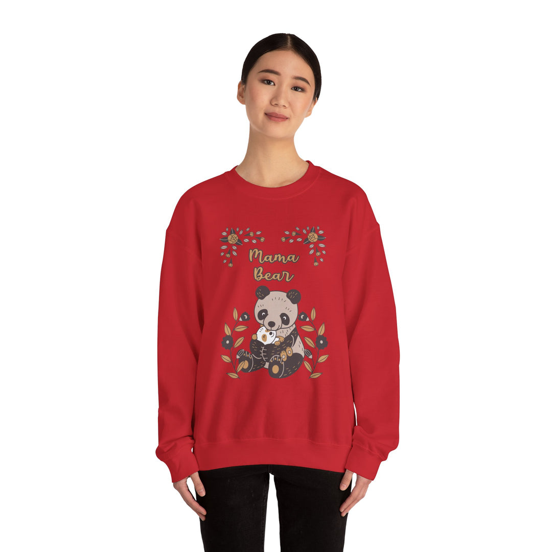 Mom's Sweatshirt - Mama Bear - Cozy Oversized Fit for Animal Lovers Design