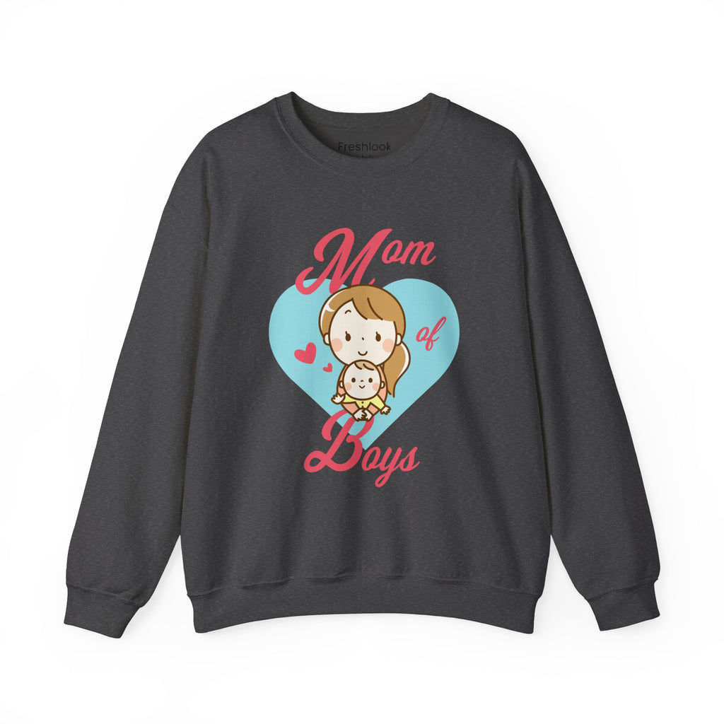 Mom Sweatshirt - Mom of Boys Design
