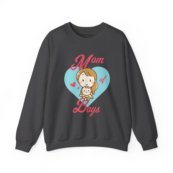 Mom's Sweatshirt - Mom of Boys Design