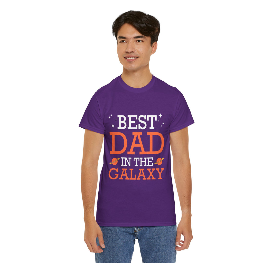 Dad's T-Shirt - Best Dad in the Galaxy Design