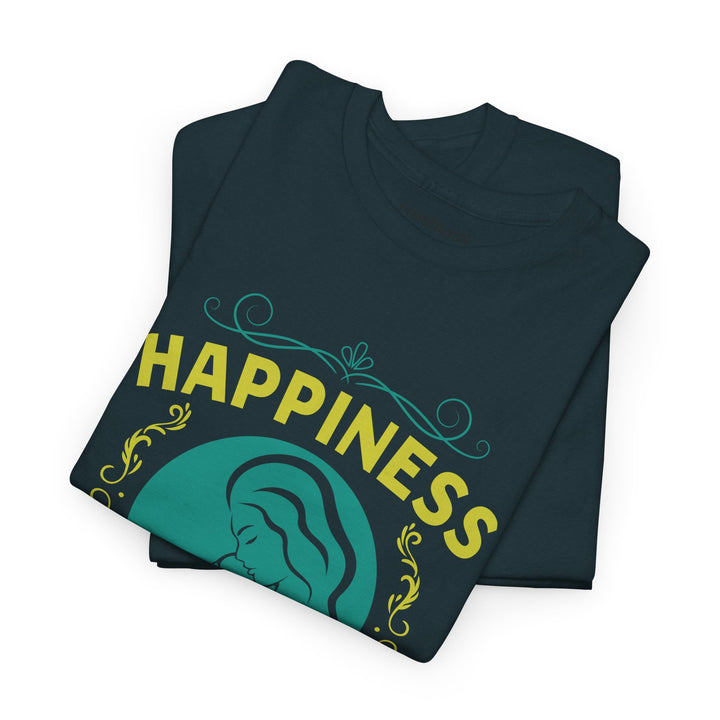 Mom's T-Shirt - Happiness is Being a Mom Design