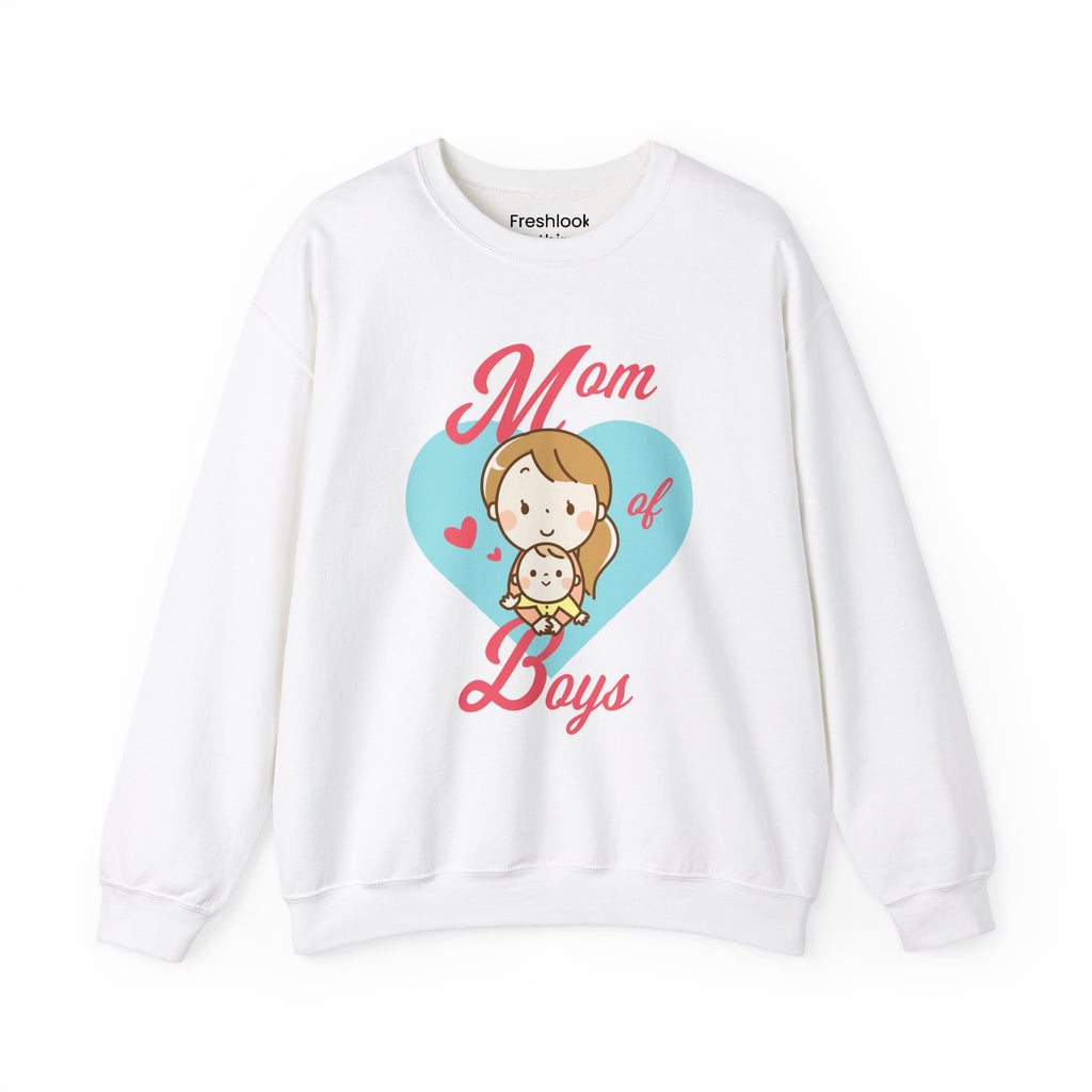 Mom Sweatshirt - Mom of Boys Design