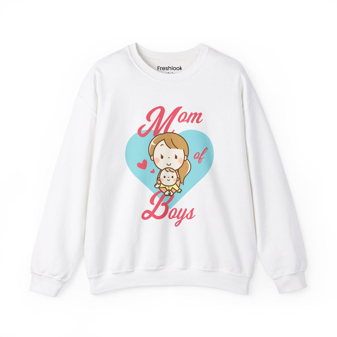 Mom's Sweatshirt - Mom of Boys Design