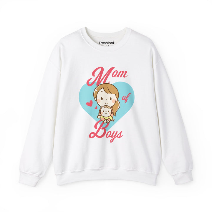 Mom's Sweatshirt - Mom of Boys Design