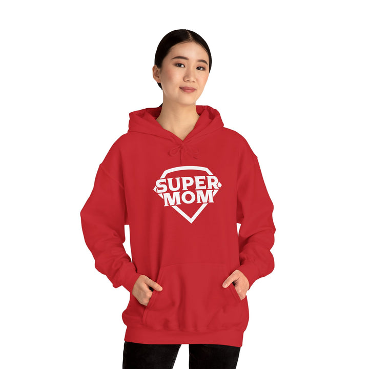 Mom's Unisex Hooded Sweatshirt  - Super Mom Design