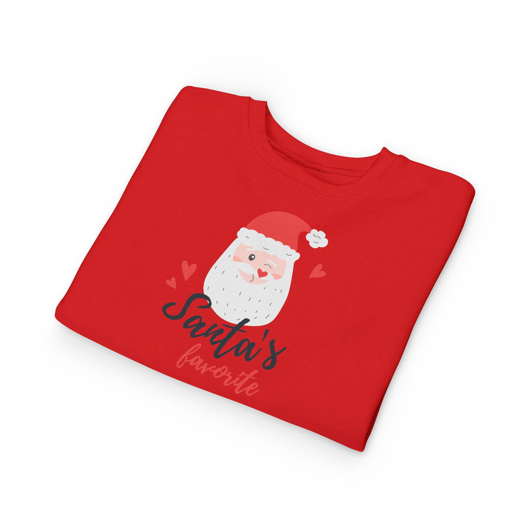 Toddler Sweatshirt — "Santa's Favorite" Cute Kids Christmas Pullover